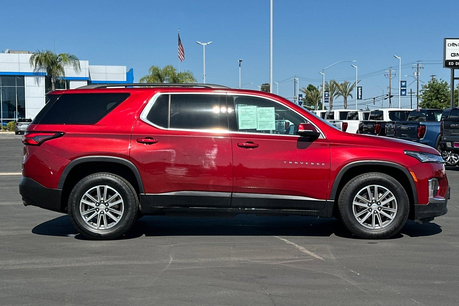 2023 Chevrolet Traverse — rear three-quarter view