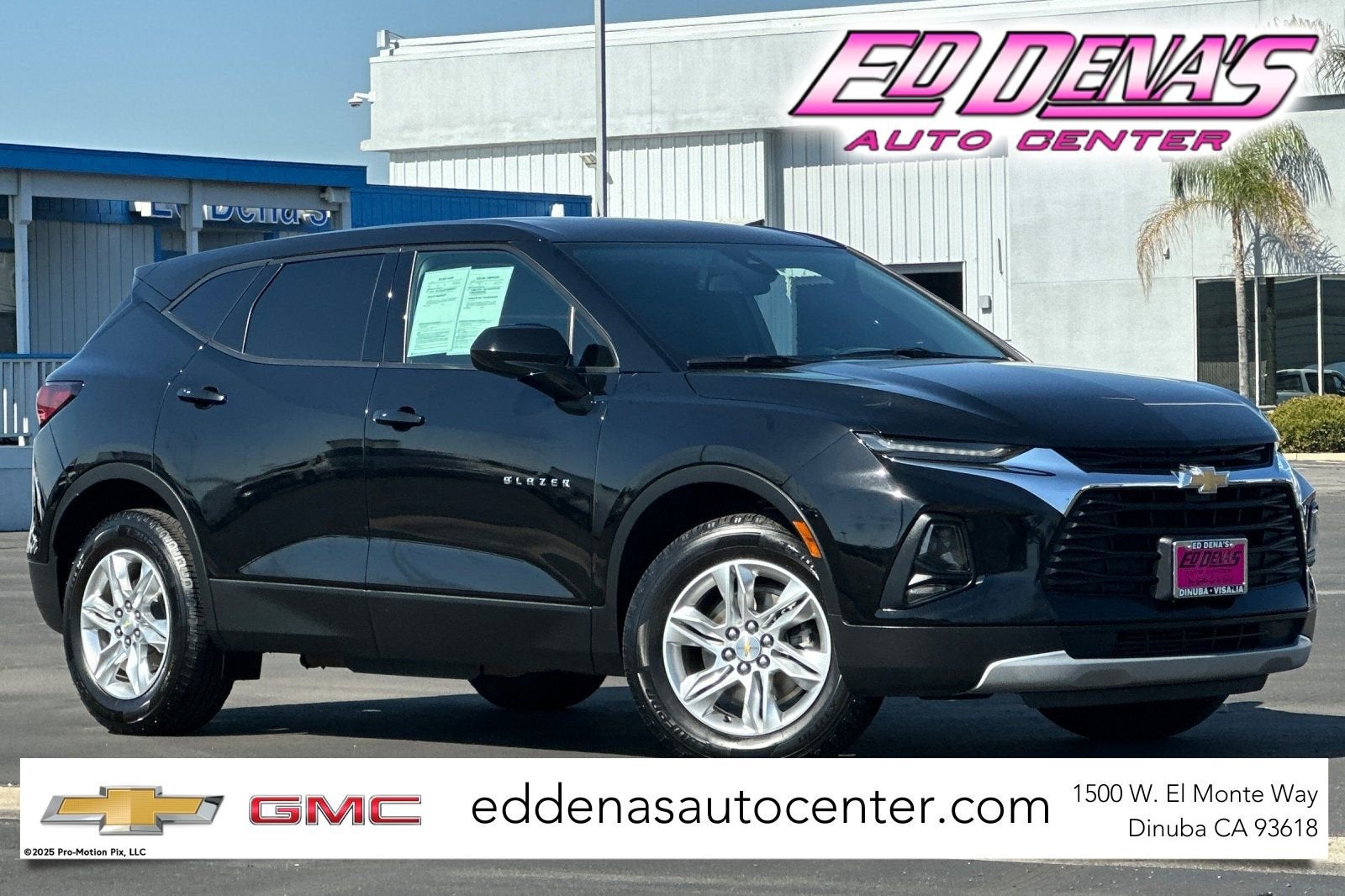 2022 Chevrolet Blazer 2LT in Black — front three-quarter view