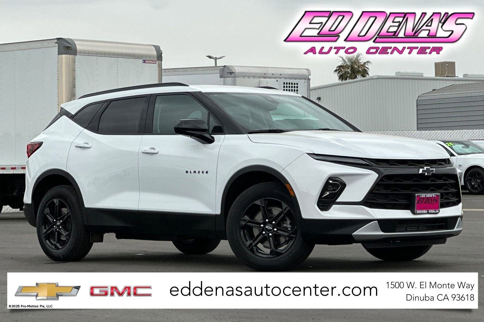 2026 Chevrolet Blazer 2LT in Summit White — front three-quarter view