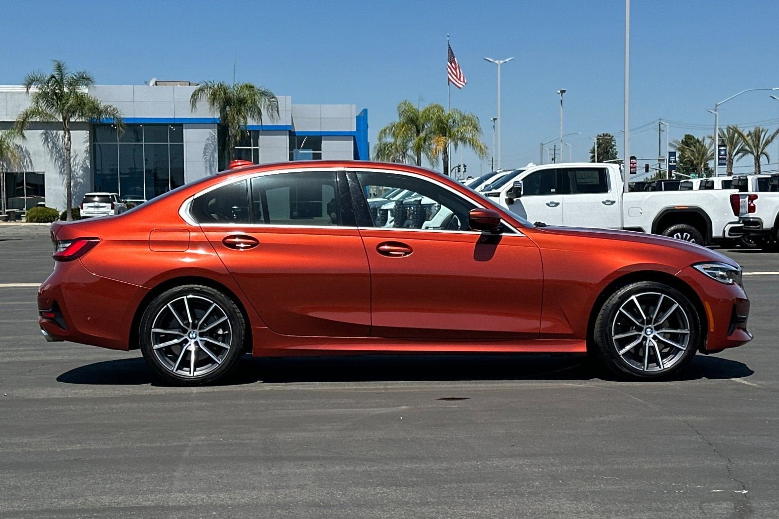 2022 BMW 3 Series — rear three-quarter view