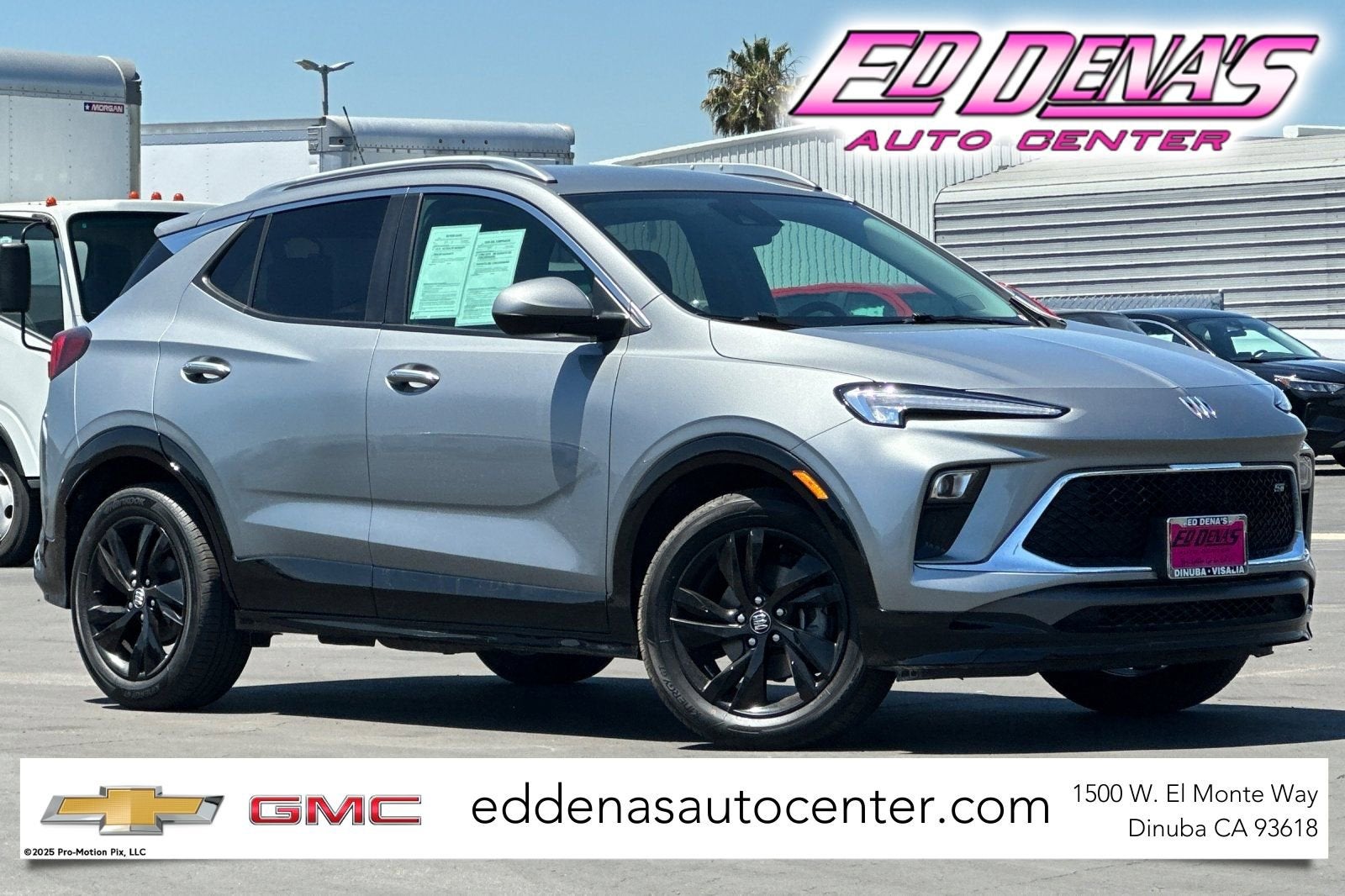 2024 Buick Encore GX Sport Touring in Moonstone Gray Metallic — front three-quarter view