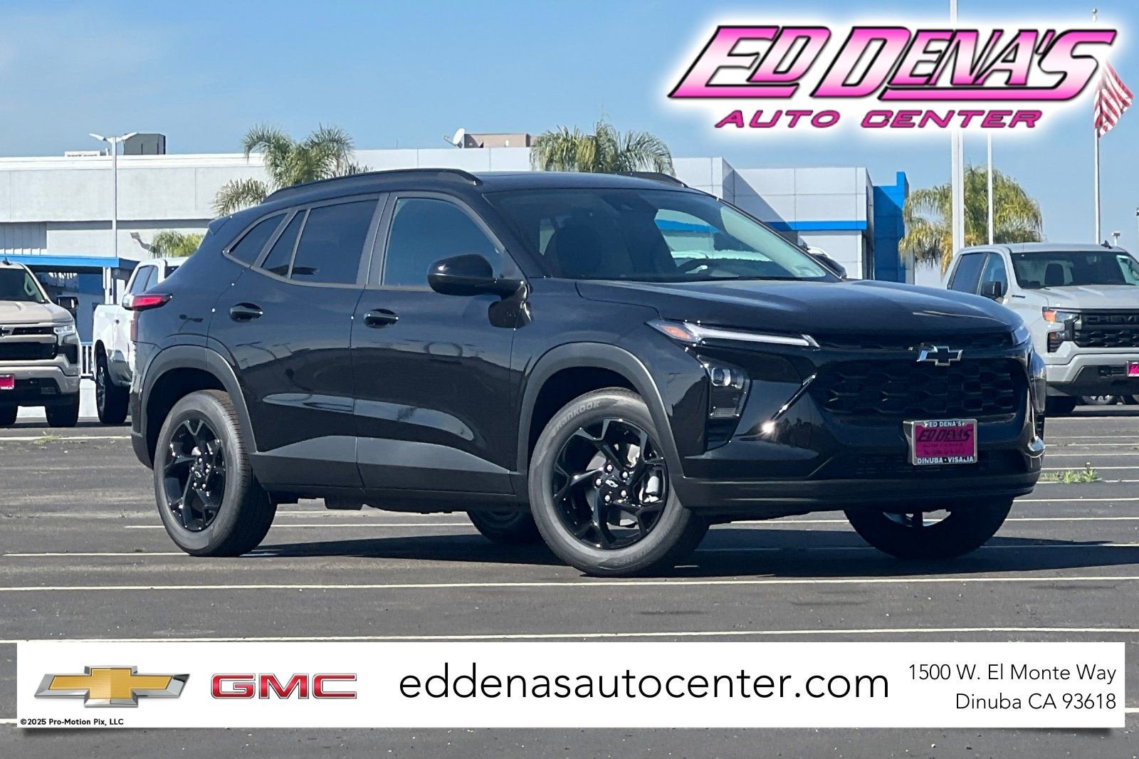 2026 Chevrolet Trax LT in Mosaic Black Metallic — front three-quarter view