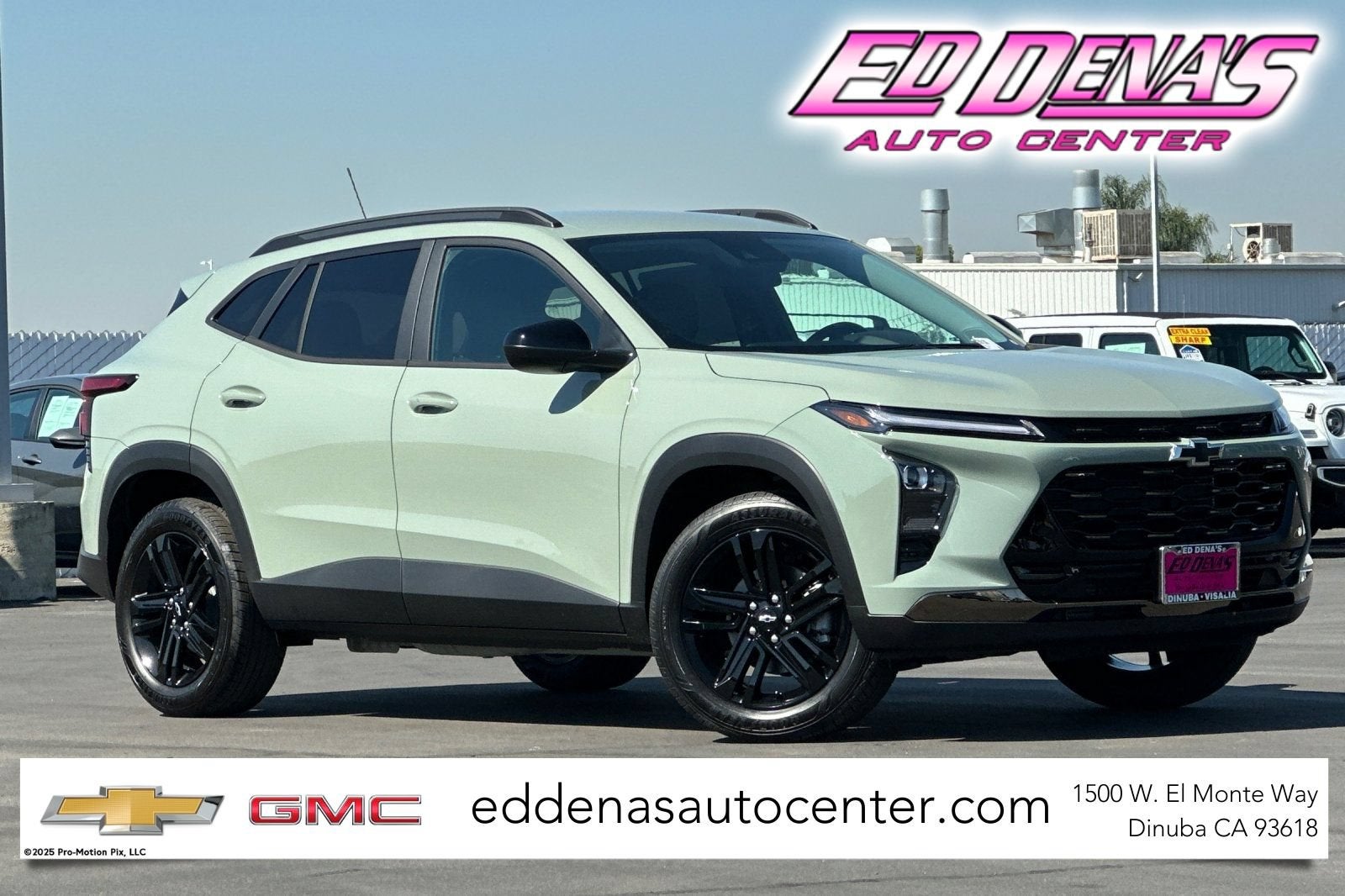 2026 Chevrolet Trax ACTIV in Cacti Green — front three-quarter view