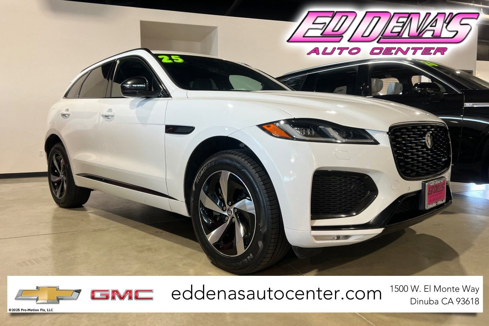 2025 Jaguar F-PACE R-Dynamic S in White — front three-quarter view